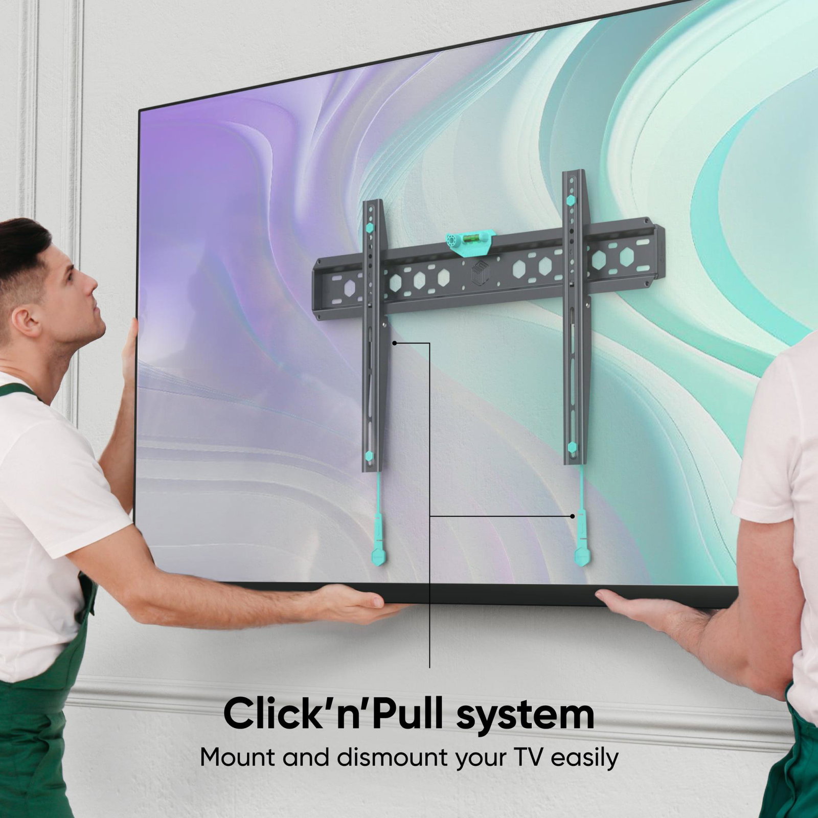 TV SET ACC WALL MOUNT /43-85/BLACK FM6-B ONKRON