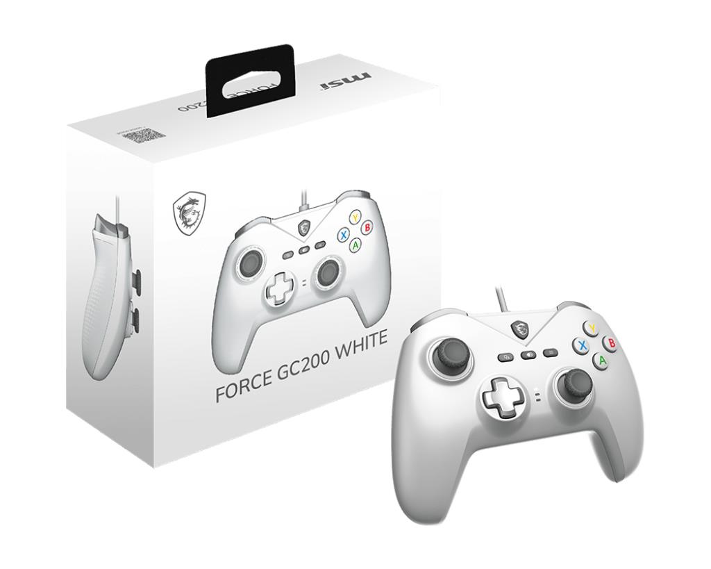 GAMEPAD WIRED FORCE WHITE/FORCE GC200 WHITE MSI