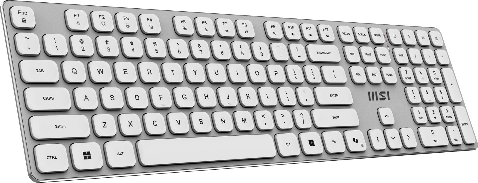 KEYBOARD +MOUSE/FORGE K210 W COMBO WHITE MSI