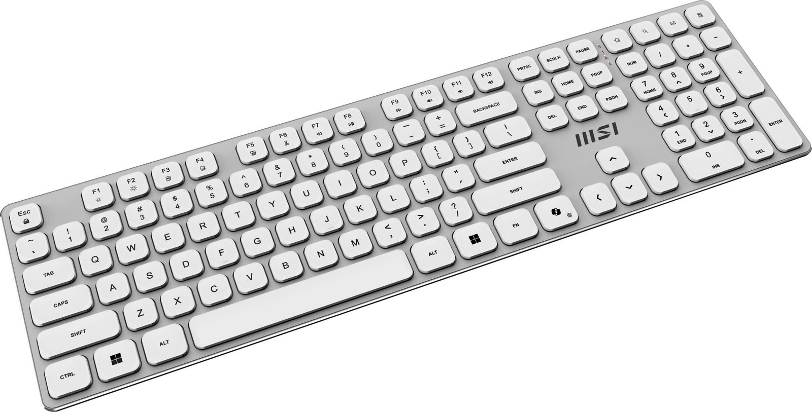 KEYBOARD +MOUSE/FORGE K210 W COMBO WHITE MSI