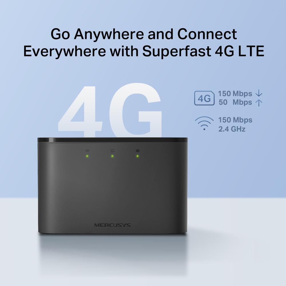 WRL ROUTER MOBILE 150MBPS/4G LTE MT110 MERCUSYS