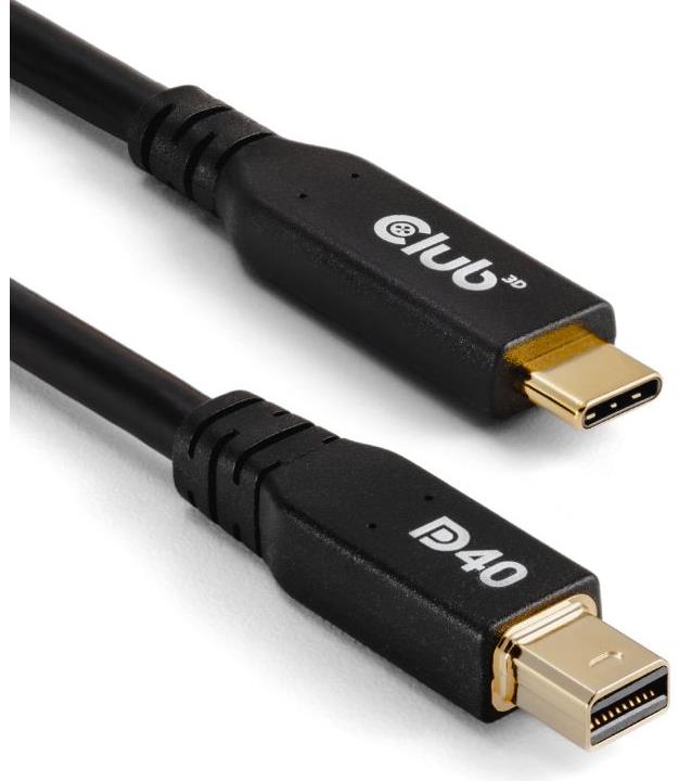 CABLE USB-C TO MINI DP 1.2M/M/M CAC-1561 CLUB3D