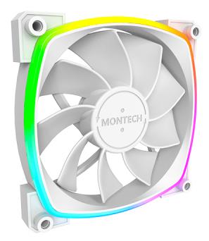 CASE FAN 120MM/RX120 PWM WHITE 3 IN 1 MONTECH