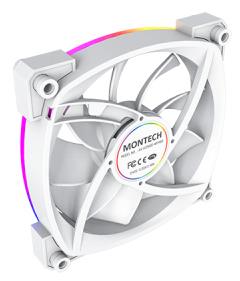 CASE FAN 120MM/AX120 PWM WHITE 3 IN 1 MONTECH
