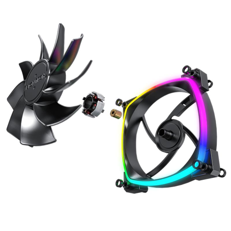 CASE FAN 120MM/RX120 PWM BLACK 3 IN 1 MONTECH