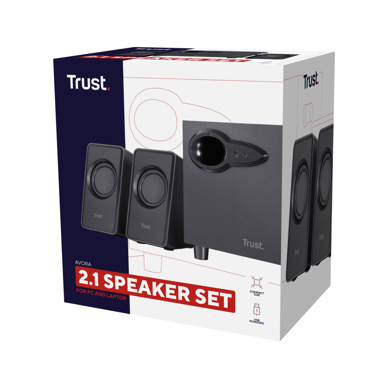 SPEAKER 2.1 18W AVORA/20442 TRUST