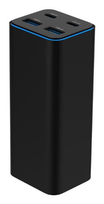 CHARGER USB UNIVERSAL 4P 100W/TA-UC-2A2C-PD100-01-BK GEMBIRD