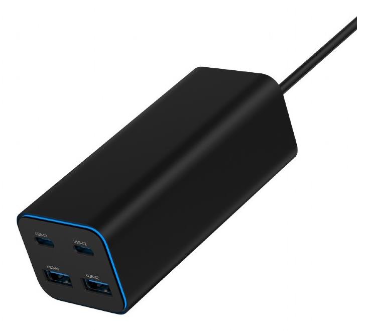CHARGER USB UNIVERSAL 4P 100W/TA-UC-2A2C-PD100-01-BK GEMBIRD
