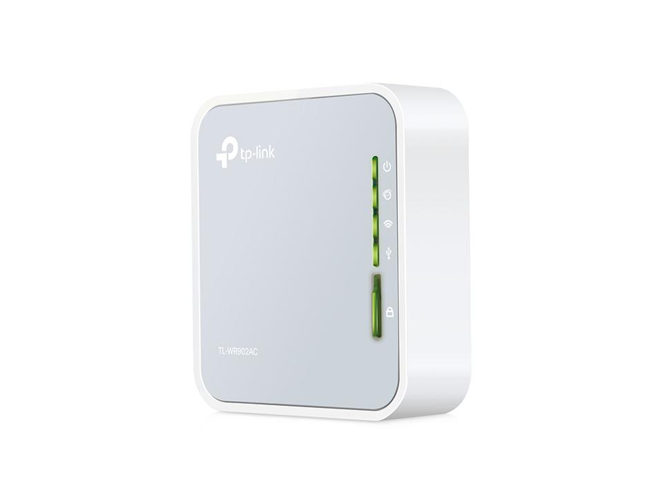 Wireless Router TP-LINK Wireless Router 733 Mbps IEEE 802.11a IEEE 802.11 b/g IEEE 802.11n IEEE 802.11ac USB 2.0 1x10/100M TL-WR902AC