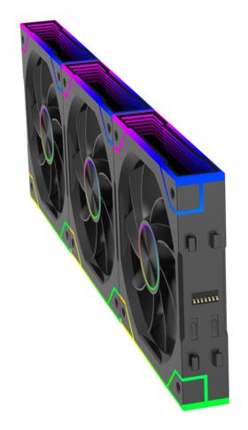 CASE FAN 120MM XPF360R.ARGB/12V XF073 XILENCE