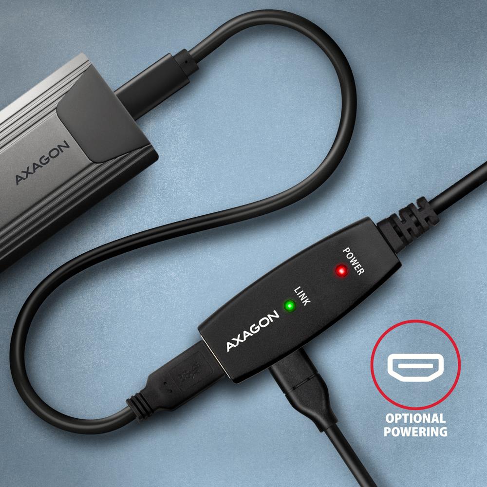 CABLE USB3.2 A-M/A-F ACTIVE/10M ADR-310 AXAGON