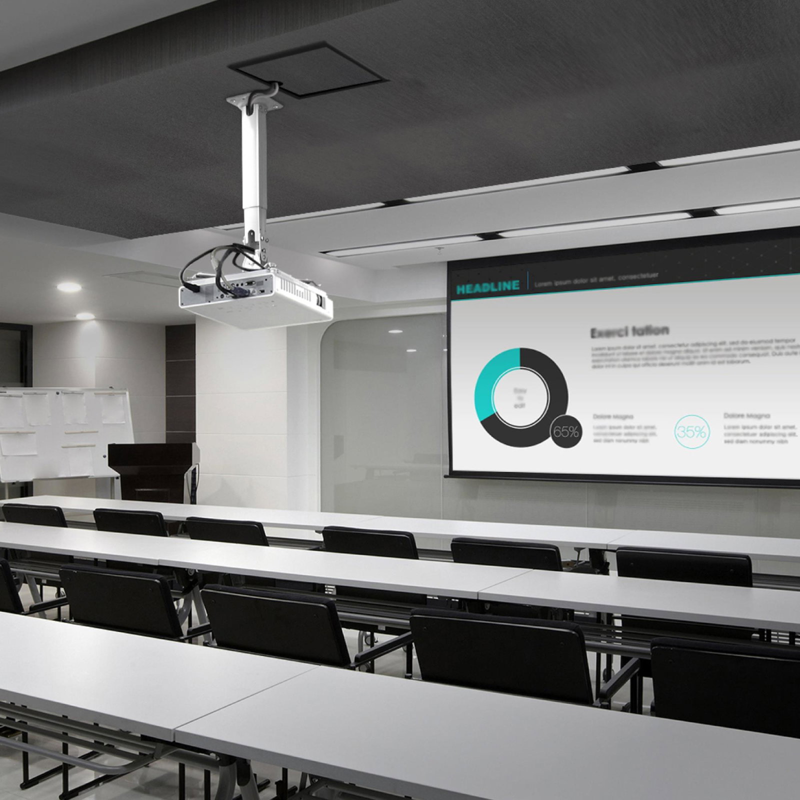 PROJECTOR ACC MOUNT/WHITE K5A-W ONKRON