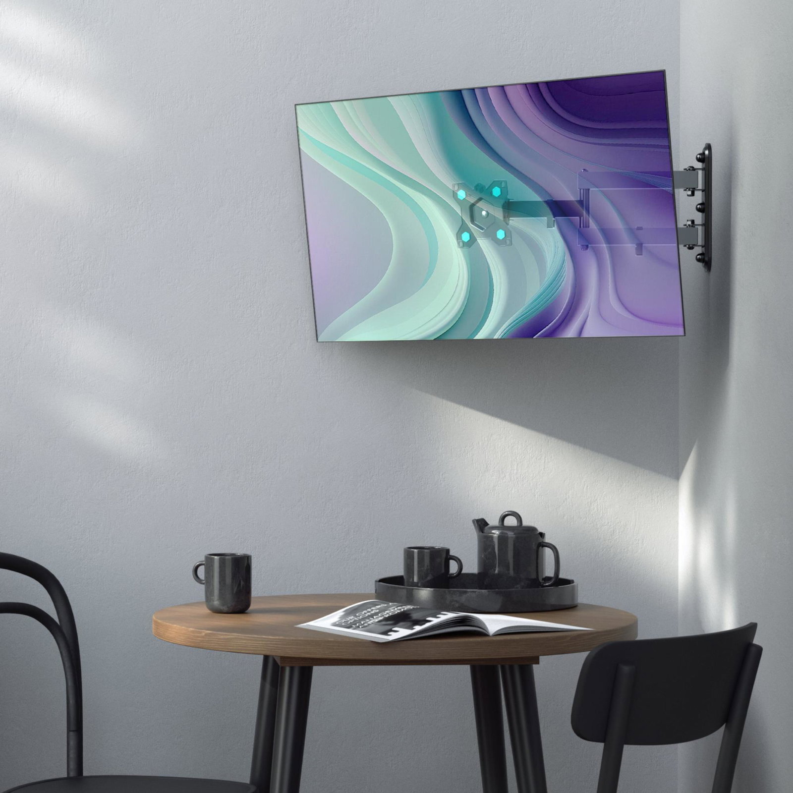 TV SET ACC WALL MOUNT /10-35/BLACK R4-B ONKRON