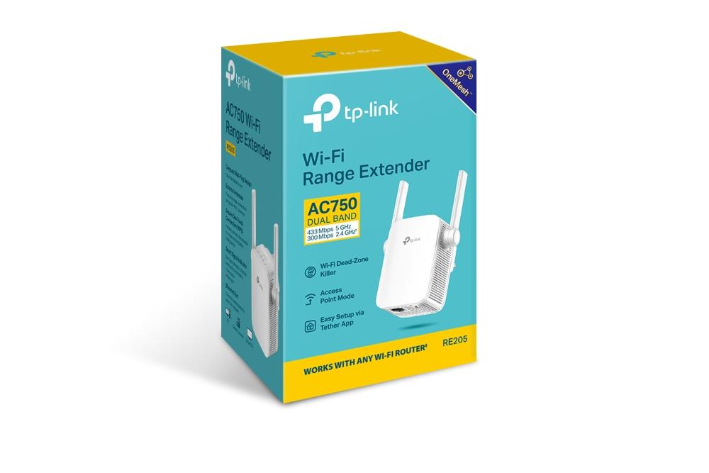 WRL RANGE EXTENDER 733MBPS/RE205 TP-LINK