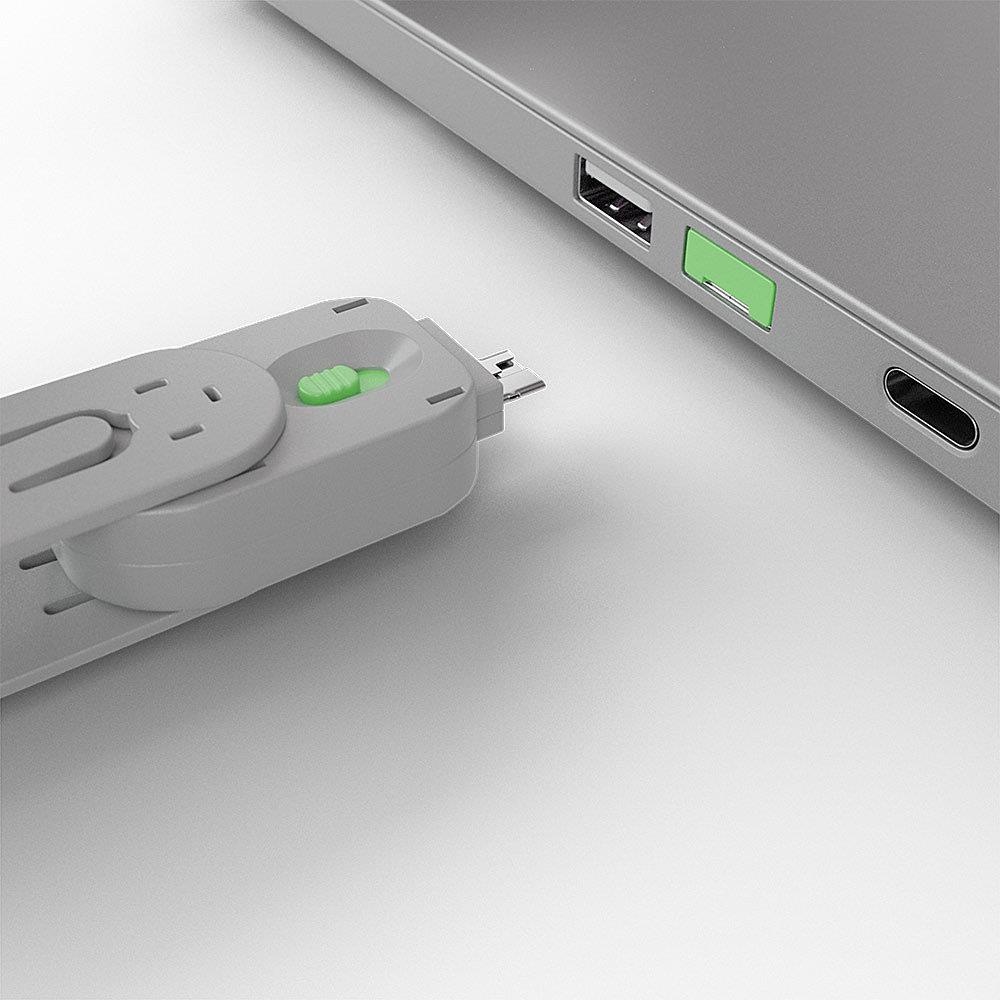 USB PORT BLOCKER 4PACK/GREEN 40451 LINDY