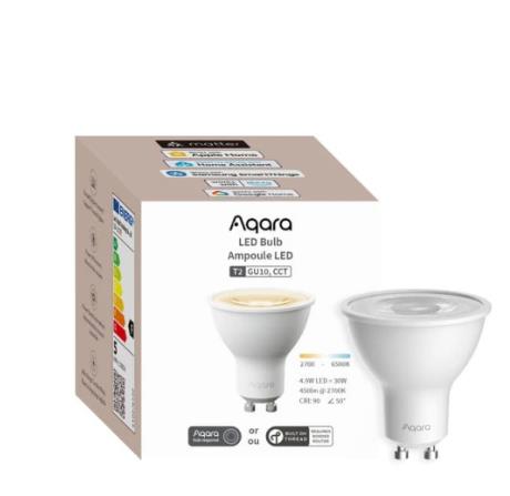 Smart Light Bulb AQARA Power consumption 4.9 Watts Luminous flux 450 Lumen 6500 K ZigBee LB-L03E