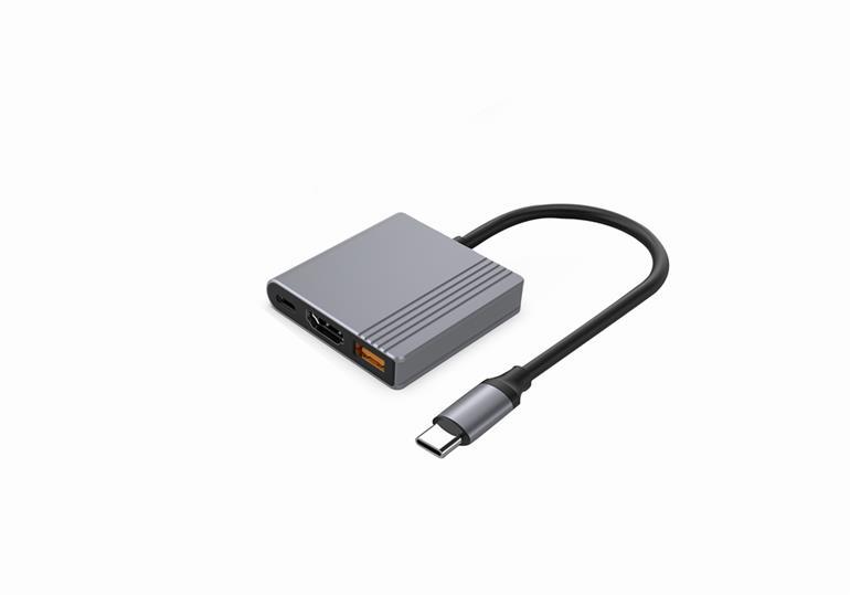 I/O ADAPTER USB-C TO HDMI/USB3/3IN1 A-CM-COMBO3-05 GEMBIRD