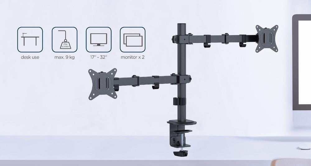 DISPLAY ACC MOUNTING ARM/17-32 MA-D2-03 GEMBIRD