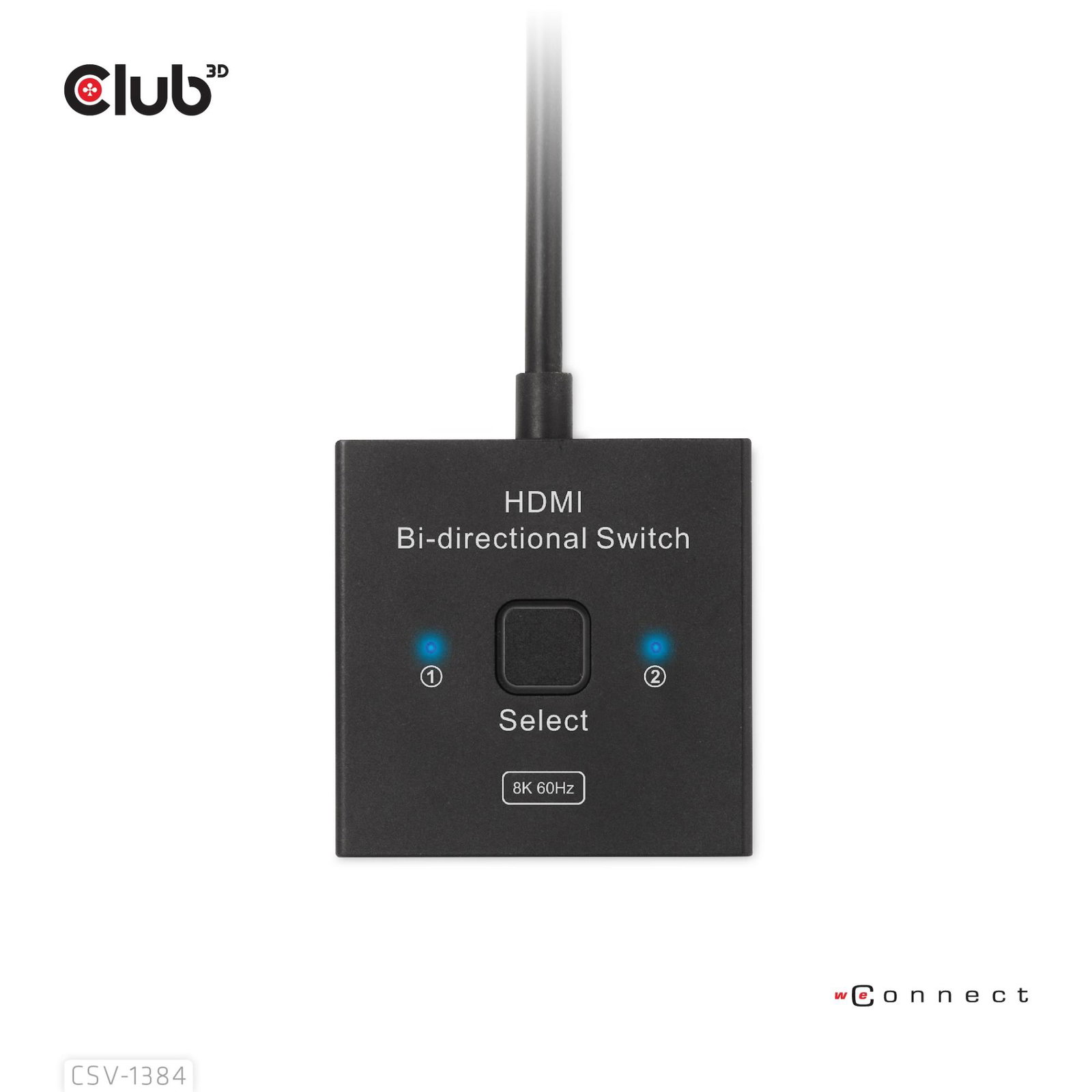 VIDEO SWITCH HDMI 2PORT/CSV-1384 CLUB3D