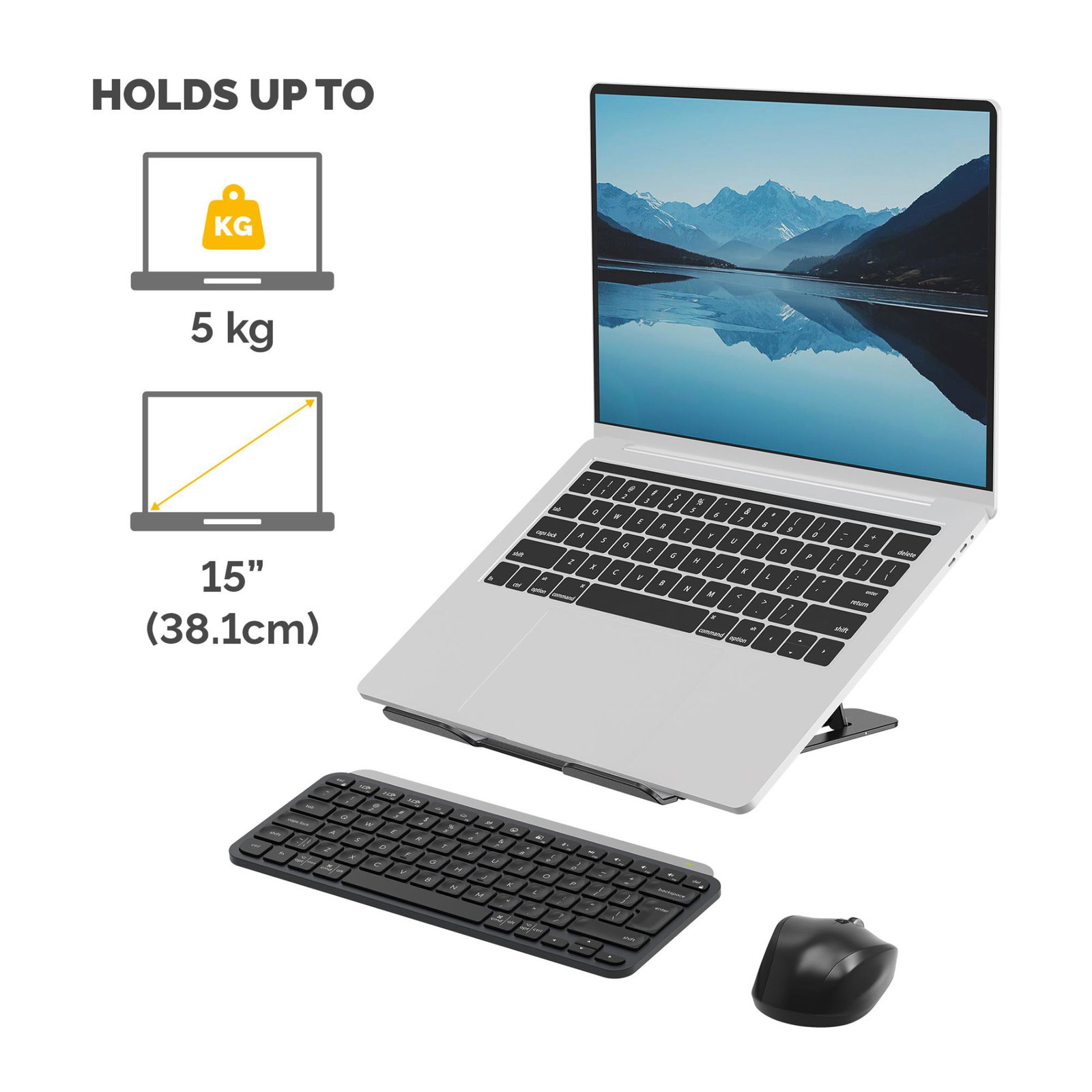 NB ACC STAND PORTABLE/BLACK 100138868 FELLOWES