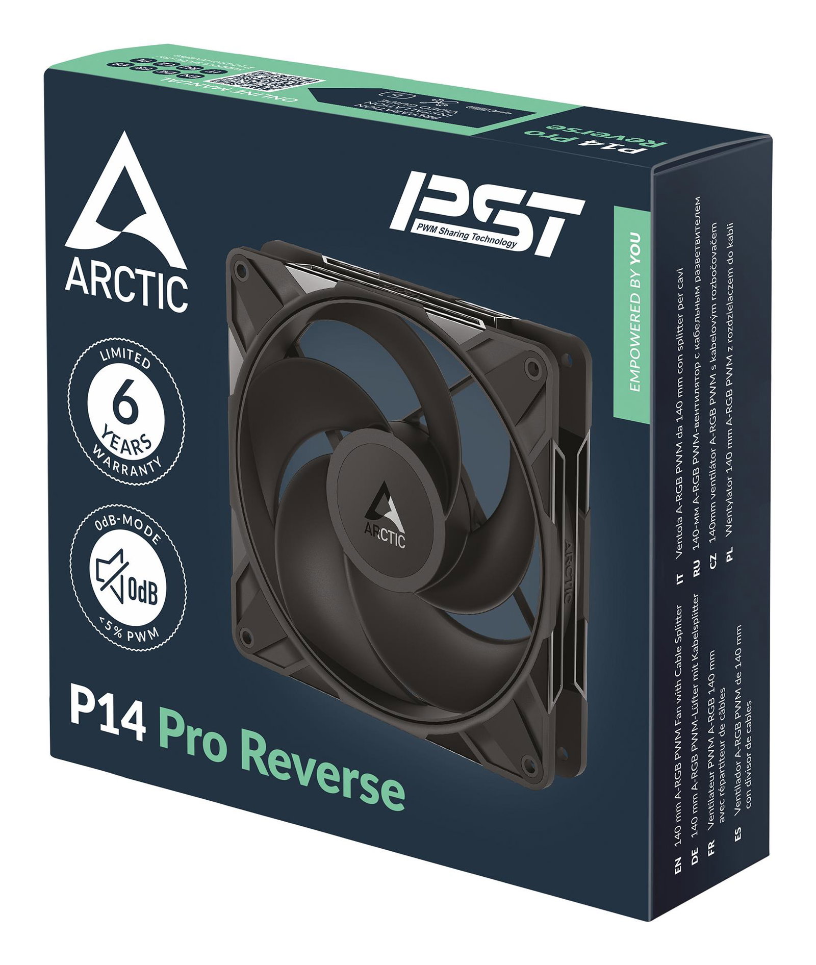 CASE FAN 140MM P14 PRO REVERSE/3P ACFAN00330A ARCTIC