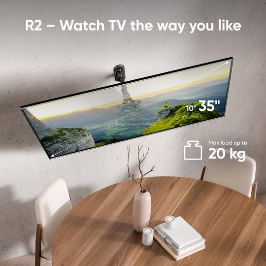 TV SET ACC WALL MOUNT /10-35/BLACK R2-B ONKRON