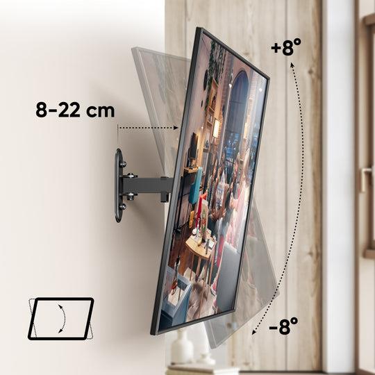 TV SET ACC WALL MOUNT /10-35/BLACK R2-B ONKRON