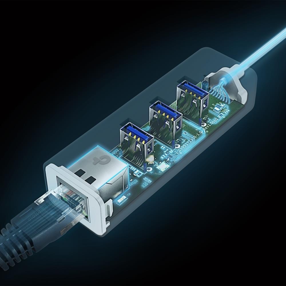 NET ADAPTER USB3 3PORT 1000M/UE330C TP-LINK