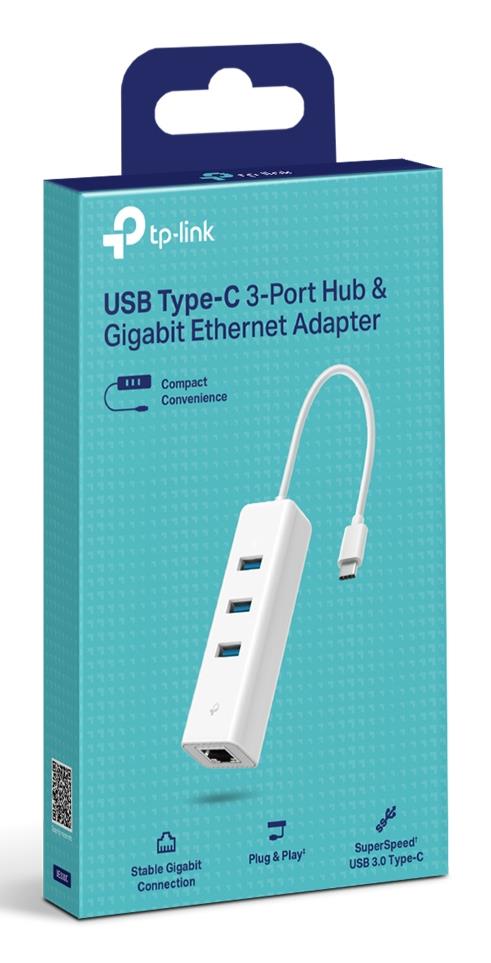 NET ADAPTER USB3 3PORT 1000M/UE330C TP-LINK