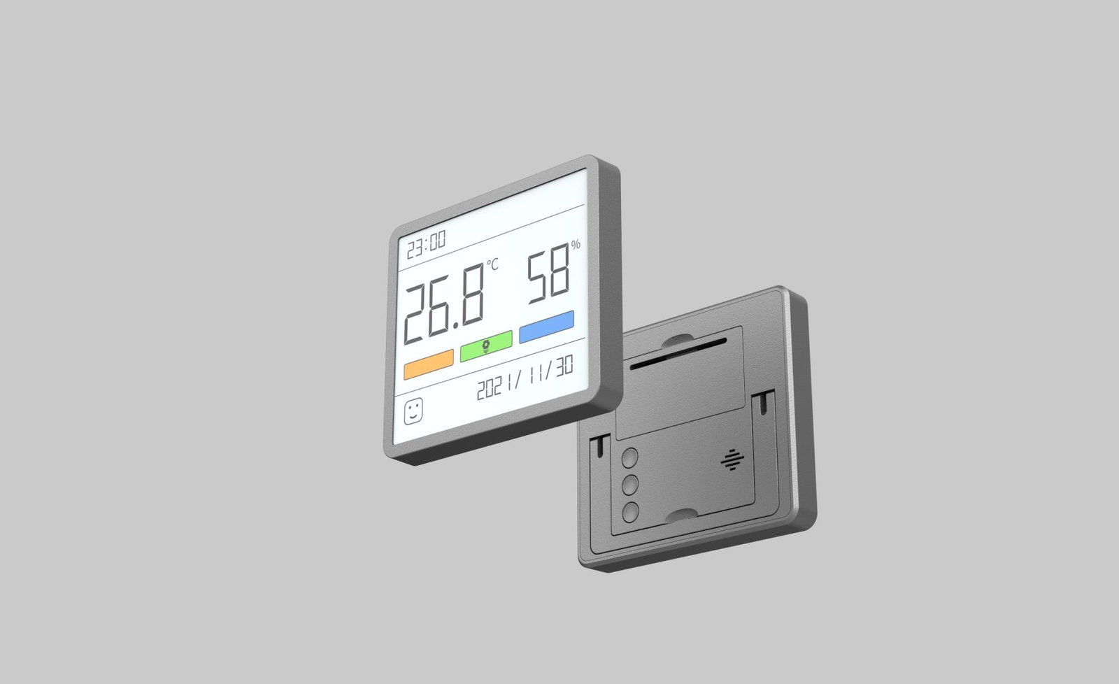 HYGROMETER/THERMOMETER/CLOCK/MTHM01 MOVA