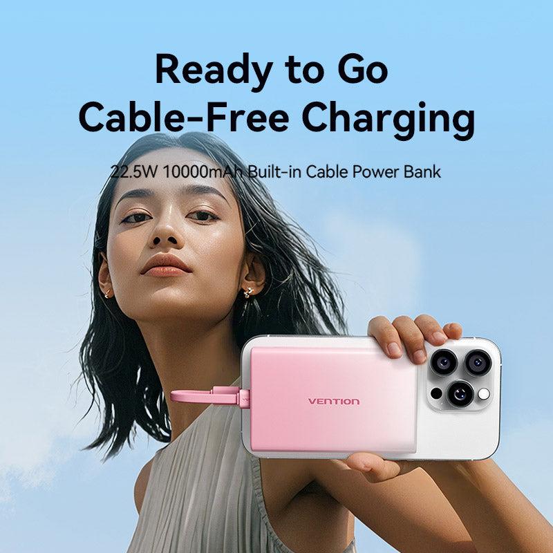 POWER BANK USB 10000MAH 22.5W/GRAY FHZM0 VENTION