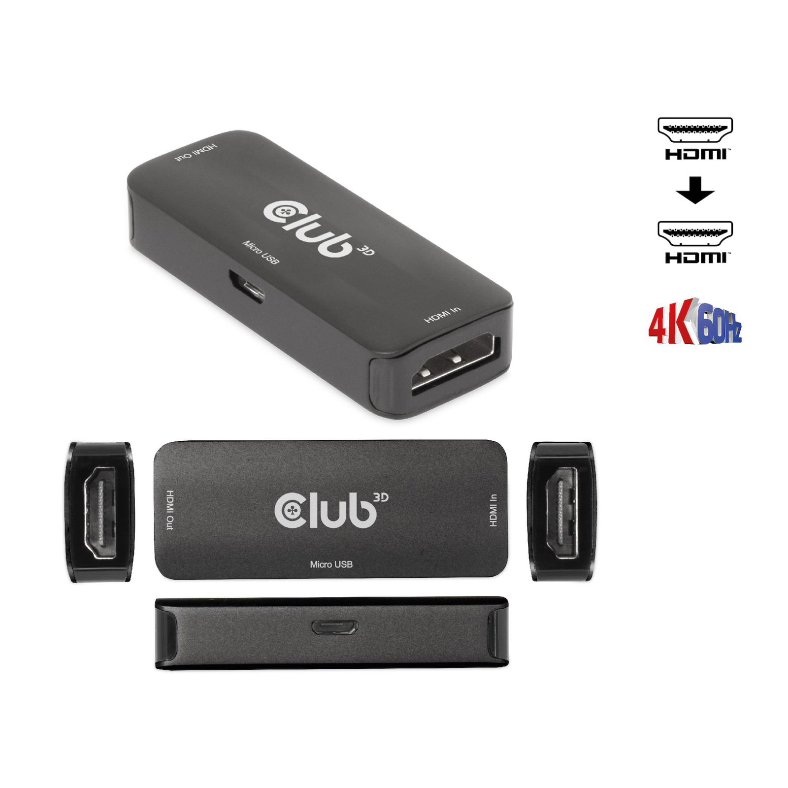 I/O ADAPTER HDMI TO USB/F/F CAC-1307 CLUB3D