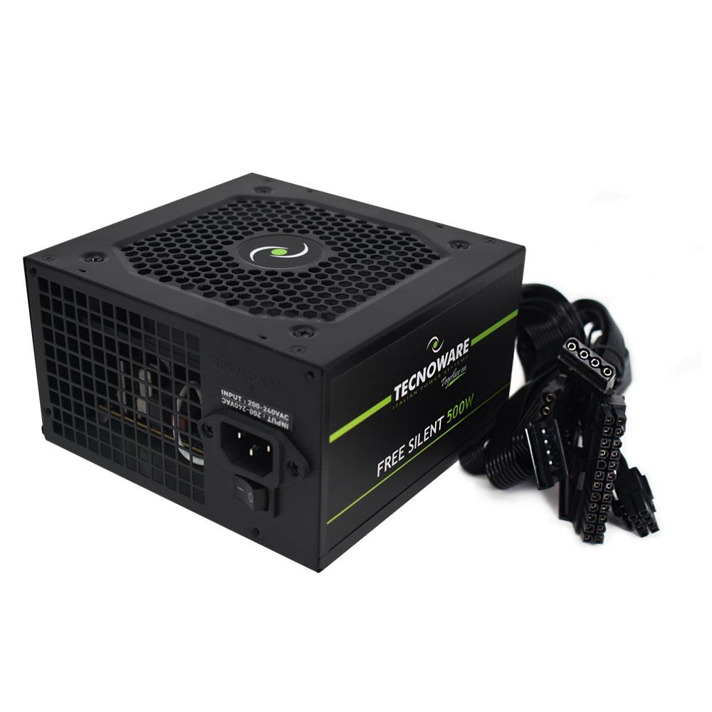 Power Supply TECNOWARE FREE SILENT 500W ATX PC 180 - 264 V 500 W FAL506FS12B