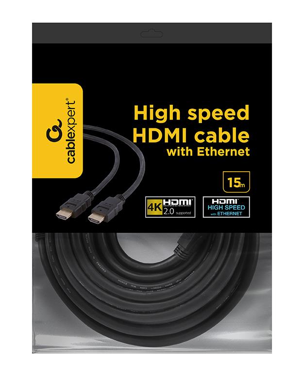 CABLE HDMI-HDMI 15M V2.0 BLK/CC-HDMI4-15M GEMBIRD