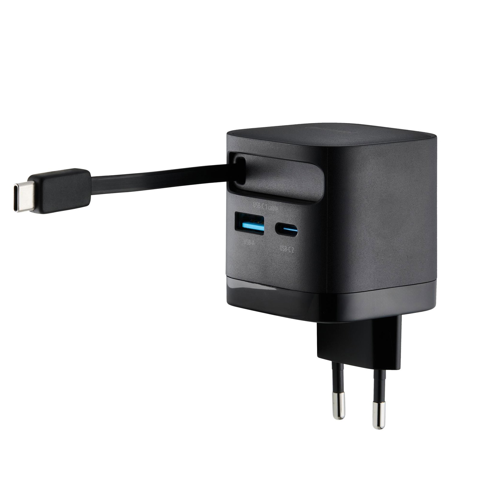 POWER ADAPTER 1XUSB-A/1XUSB-C/BLACK 7806520 INTENSO