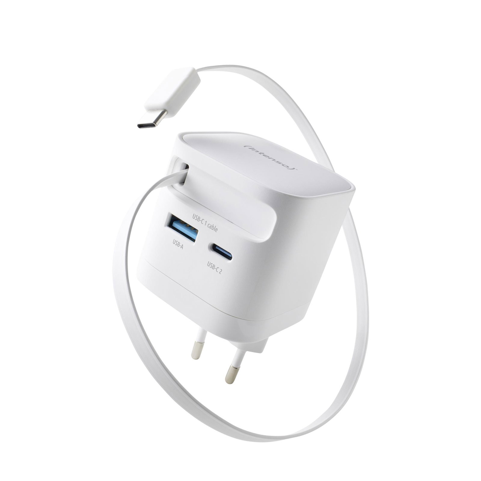 POWER ADAPTER 1XUSB-A/1XUSB-C/BLACK 7806522 INTENSO
