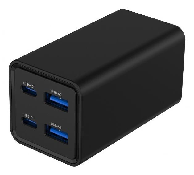 CHARGER USB UNIVERSAL 4P 65W/TA-UC-2A2C-PD65-01-BK GEMBIRD