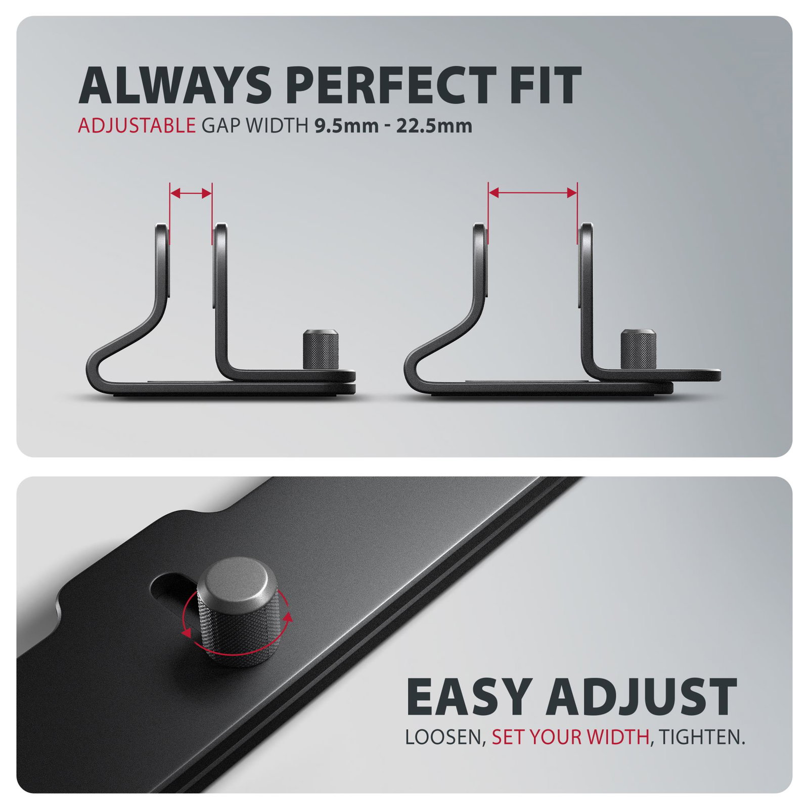NB ACC STAND 10-17.3/VERT. ALUMINUM STND-VB AXAGON