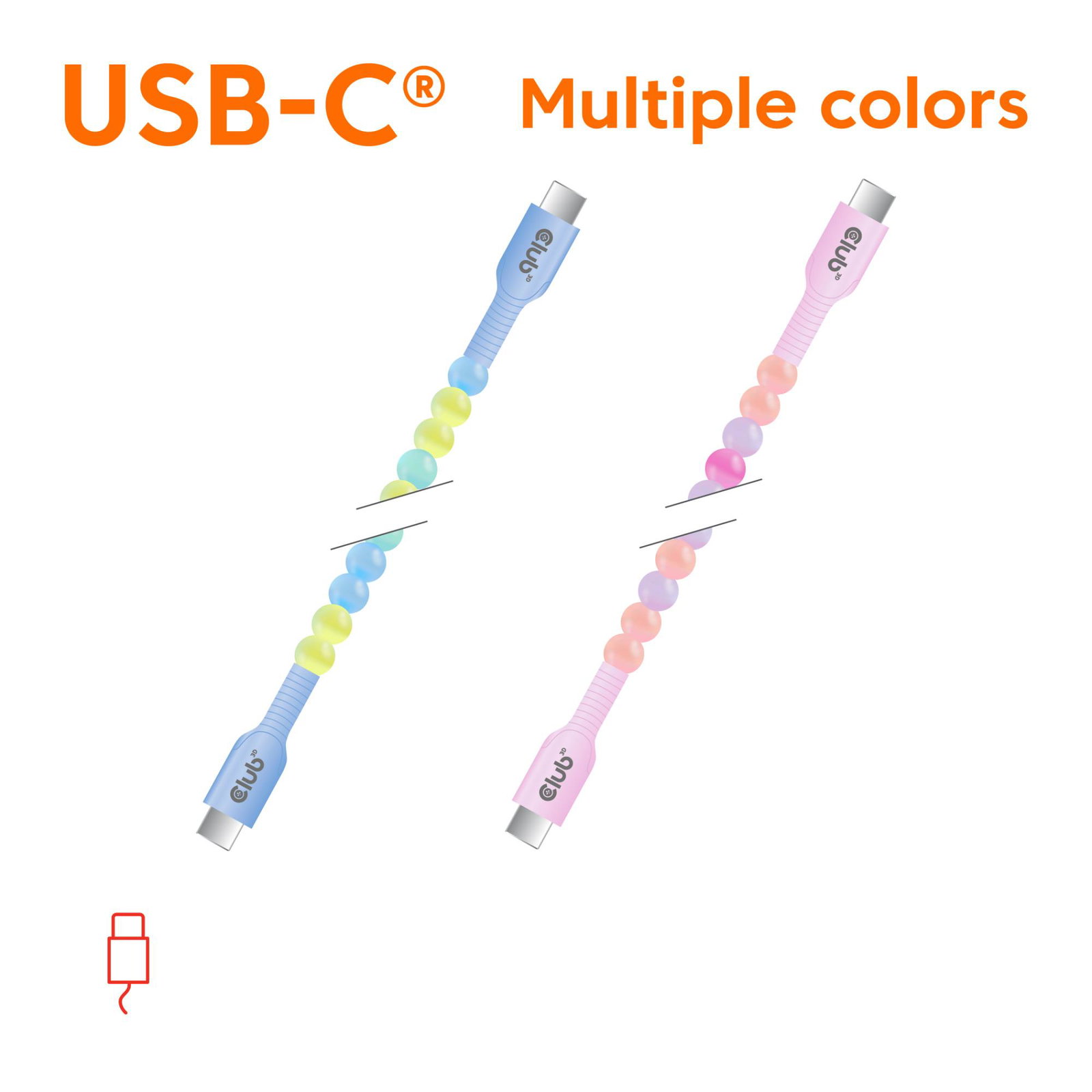 CABLE USB-C TO USB-C/BLUE CAC-3011 CLUB3D
