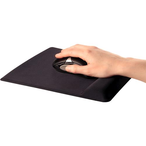 MOUSE PAD WRIST SUPPORT/BLACK 9181201 FELLOWES