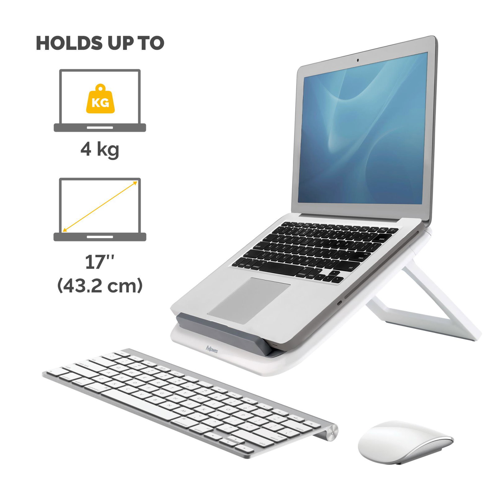 NB ACC STAND QUICK LIFT WHITE/I-SPIRE /17 8210101 FELLOWES