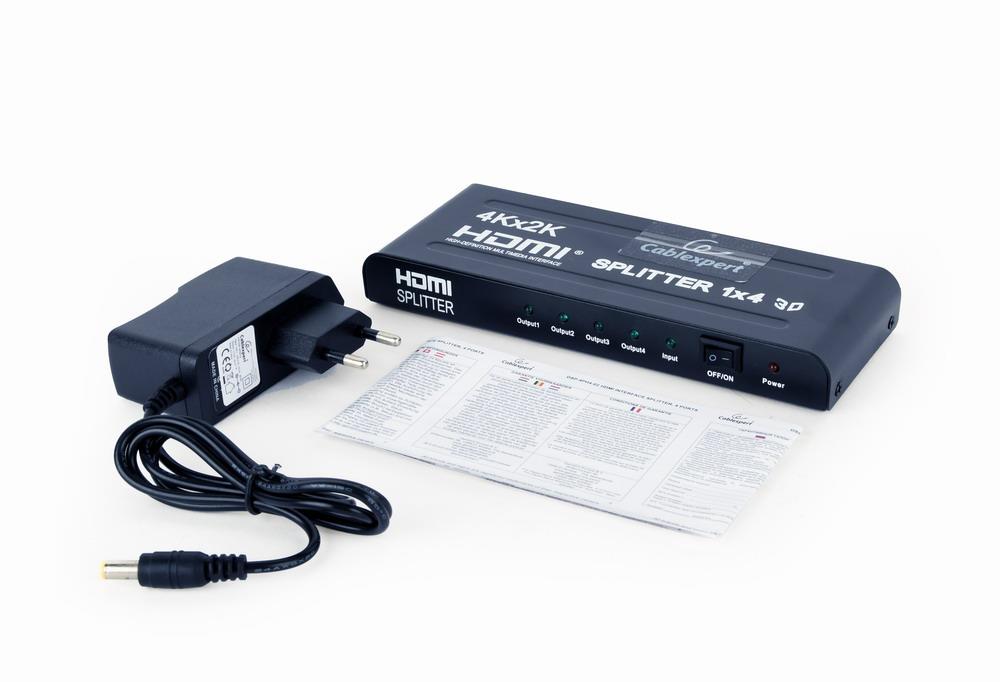 VIDEO SPLITTER HDMI 4PORTS/DSP-4PH4-02 GEMBIRD