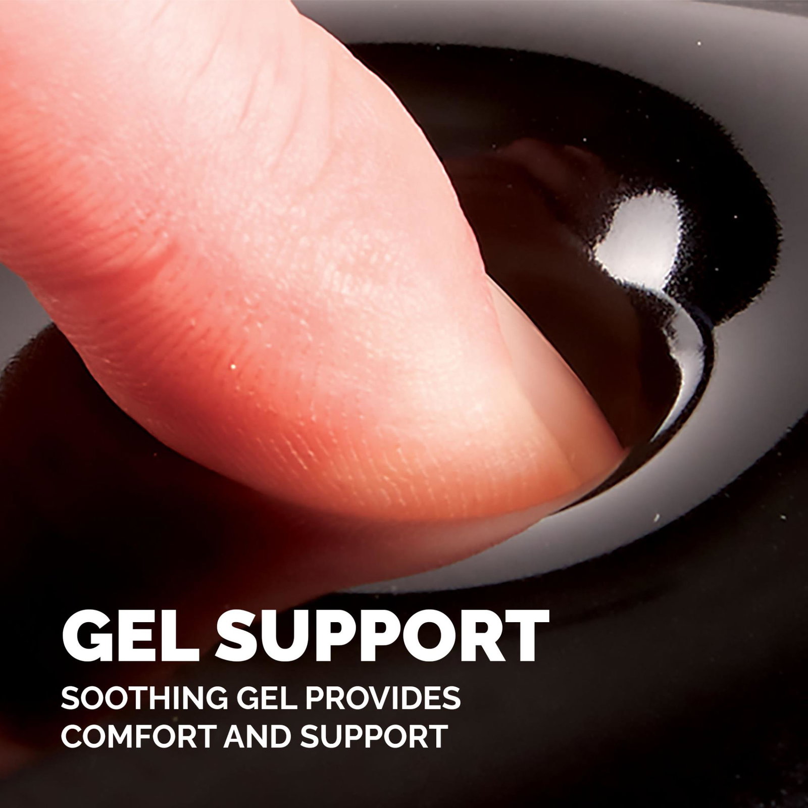 MOUSE PAD CRYSTAL GEL/BLACK 9112101 FELLOWES