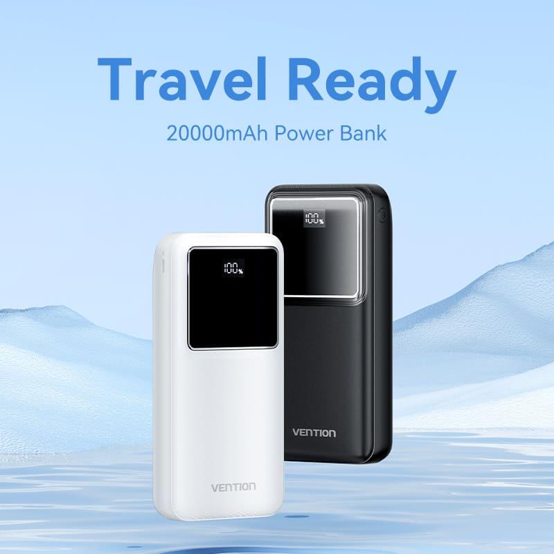 POWER BANK USB 20000MAH 22.5W/BLACK FHLB0 VENTION