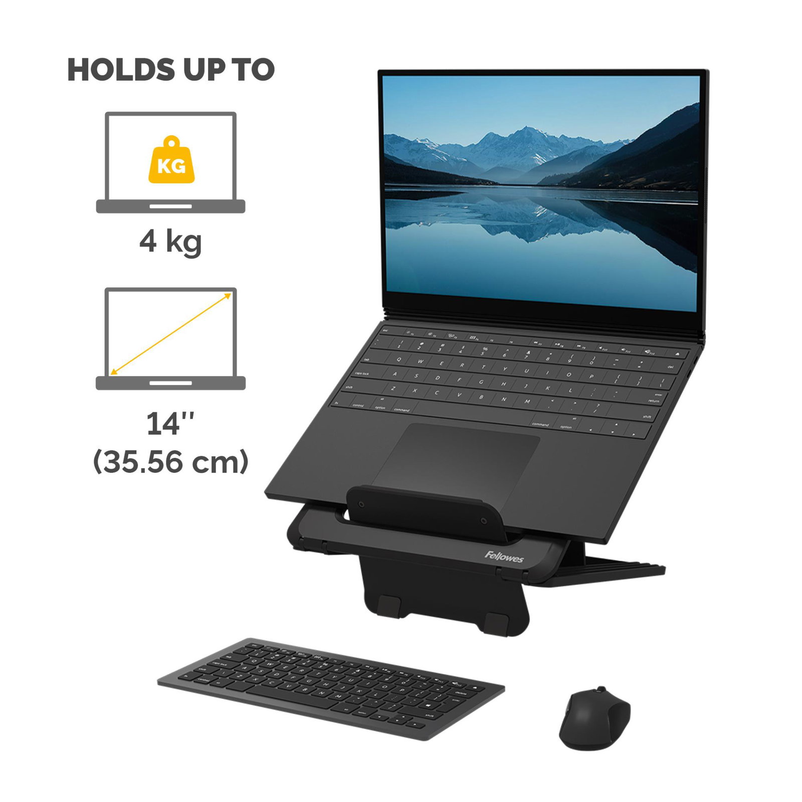 MONITOR ACC STAND BREYTA/BLACK 100016558 FELLOWES