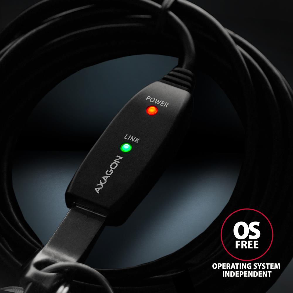 CABLE USB3.2 A-M/A-F ACTIVE/5M ADR-305 AXAGON
