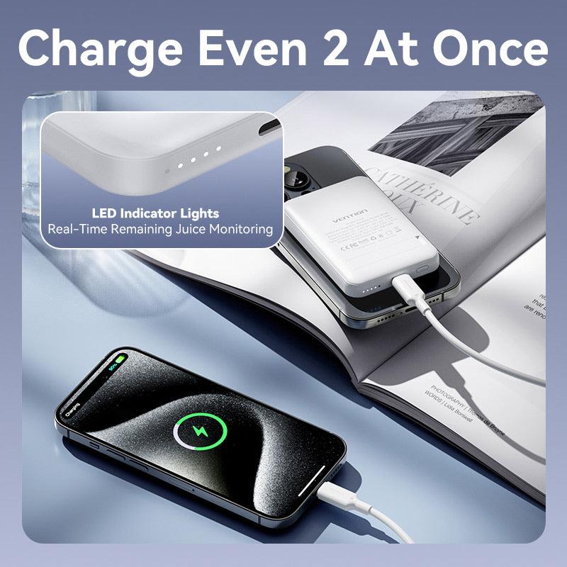 POWER BANK USB 5000MAH 20W/BLUE FHSL0 VENTION