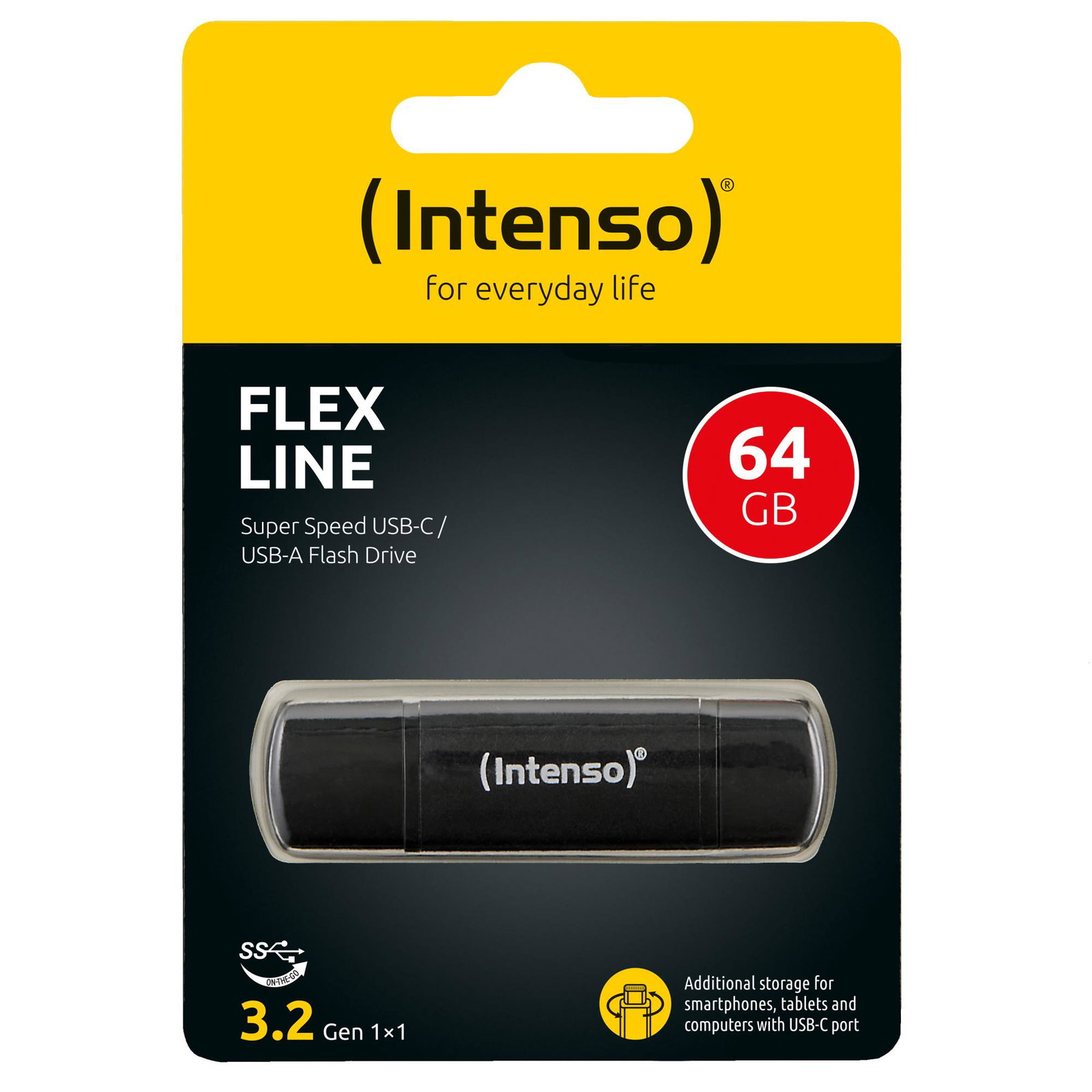 MEMORY DRIVE FLASH USB3.2/64GB 3544490 INTENSO