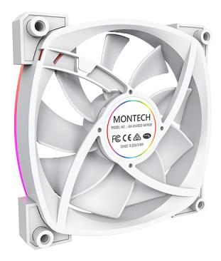 CASE FAN 140MM/AX140 PWM WHITE MONTECH