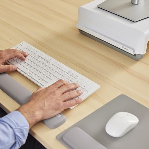KEYBOARD ACC WRIST RESTS/GREY 100142576 FELLOWES